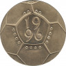  Монета. Великобритания. 2 фунта 1996 год. Чемпионат Европы по футболу 1996 год. ав.