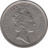 Монета. Гонконг. 1 доллар 1991 год. рев.
