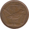 Монета. Каймановы острова. 1 цент 1977 год. рев.
