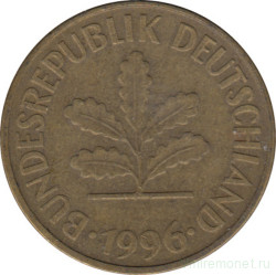 Монета. ФРГ. 5 пфеннигов 1996 год. Монетный двор - Берлин (А).