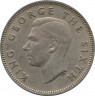 Монета. Новая Зеландия. 1 шиллинг 1952 год. 