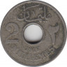 Монета. Египет. 2 миллима 1917 (1335) год. (H). ав.