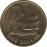 Монета. Соломоновы острова. 1 доллар 2012 год. ав.