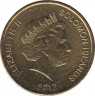 Монета. Соломоновы острова. 1 доллар 2012 год. рев.