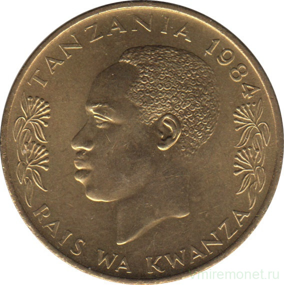 Монета. Танзания. 20 центов 1984 год.