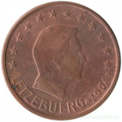 Монета. Люксембург. 5 центов 2004 год.
