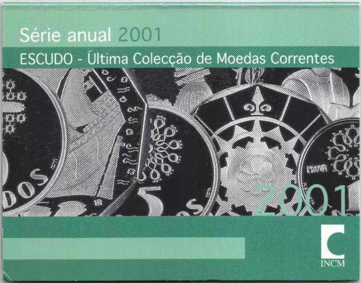 Монеты. Португалия. Набор разменных монет 2001 год. В буклете.