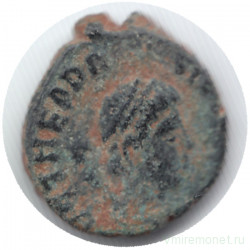 Монета. Римская империя. Фолис (379-395 гг) Феодосий I Великий. №29