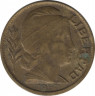 Монета. Аргентина. 20 сентаво 1950 год. Алюминиевая бронза. ав.