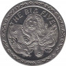 Монета. Сьерра-Леоне. 1 доллар 2001 год. Большая африканская пятёрка. ав.