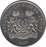 Монета. Сьерра-Леоне. 1 доллар 2001 год. Большая африканская пятёрка. рев.