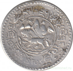Монета. Тибет. 1½ шранга 1937 (1611) год.