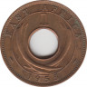 Монета. Британская Восточная Африка. 1 цент 1955 год. Без отметки монетного двора. ав.