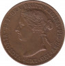 Монета. Протекторат Британская Восточная Африка. 1 пайс 1897 год. ав.