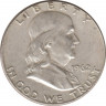Монета. США. 50 центов 1962 год. Франклин. ав.
