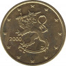 Монеты. Финляндия. 50 центов 2000 год. ав.