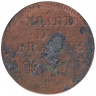 Монета. Франция. 1 лиард 1656 год. (C). Людовик XIV.   