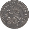Монета. Новая Каледония. 20 франков 1999 год. рев.