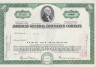 Акция. США. "AMERIGAN GENERAL INSURANCE COMPANY". 100 акций 1969 год. Вариант 2. ав.