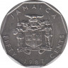 Монета. Ямайка. 50 центов 1987 год. рев.