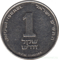 Монета. Израиль. 1 новый шекель 2000 (5760) год.