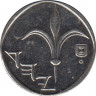 Монета. Израиль. 1 новый шекель 2000 (5760) год. рев.