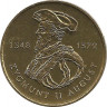 Аверс.Монета. Польша. 2 злотых 1996 год. Сигизмунд II Август.