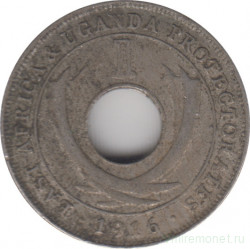 Монета. Британская Восточная Африка и Уганда. 1 цент 1916 год.