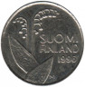 Аверс. Монета. Финляндия. 10 пенни 1996 год.