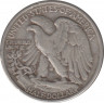 Монета. США. 50 центов 1938 год. Шагающая свобода. рев.