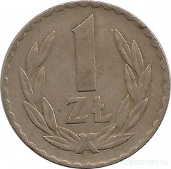 Монета. Польша. 1 злотый 1949 год. Никель.