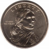 Монета. США. 1 доллар 2024 год. Сакагавея, закон о гражданстве индейцев. Монетный двор D.