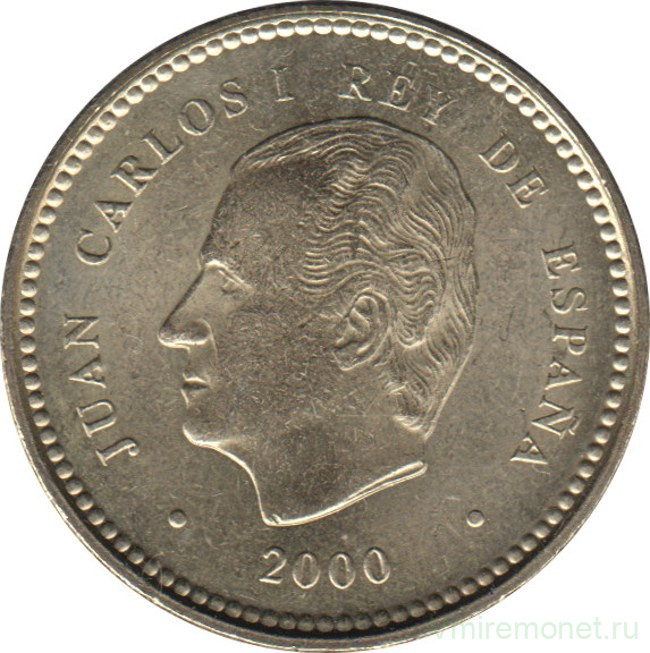 Монета. Испания. 100 песет 2000 год.