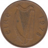 Монета. Ирландия. 1 пенни 1978 год. ав.
