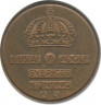 Монета. Швеция. 1 эре 1952 год . рев.