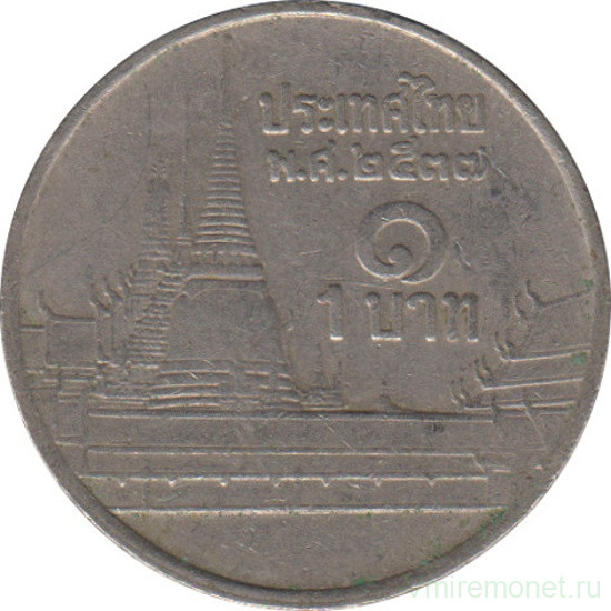 60 бат в рублях. Монета Тайланда 1 бат. Монета 1 бат Тайланд 2010. 1 Бат 2005 Таиланд. Тайская монета 100 с храмом.