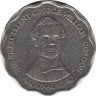 Монета. Ямайка. 10 долларов 1999 год. рев.