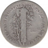 Монета. США. 10 центов 1928 год. рев. Монета. США. 10 центов 1928 год. рев.