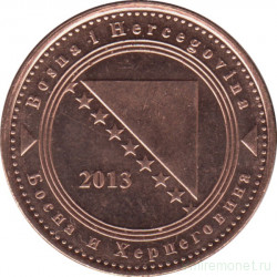 Монета. Босния и Герцеговина. 50 фенингов 2013 год.