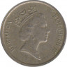 Монета. Бермудские острова. 10 центов 1988 год. рев.