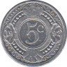 Монета. Нидерландские Антильские острова. 5 центов 1992 год. ав.