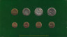 Монета. Таджикистан. Набор разменных монет в буклете. 2001 год. ав.