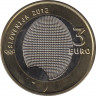 Монета. Словения. 3 евро 2012 год. 100 лет первой олимпийской медали Словении. рев.