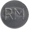Жетон телефонный. Молдавия. "RM".