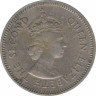 Монета. Белиз. 10 центов 1980 год. рев.