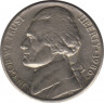  Монета. США. 5 центов 1986 год. Монетный двор P. ав.
