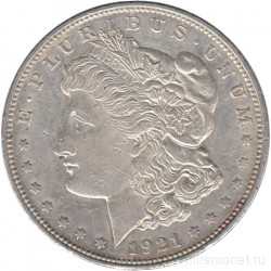Монета. США. 1 доллар 1921 год. Монетный двор D.