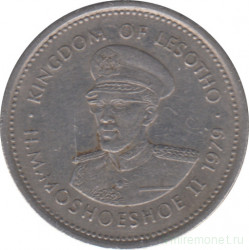 Монета. Лесото (анклав в ЮАР). 25 лисенте 1979 год.