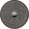 Монета. Дания. 10 эре 1944 год. ав.