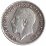 Монета. Великобритания. 6 пенсов 1914 год.